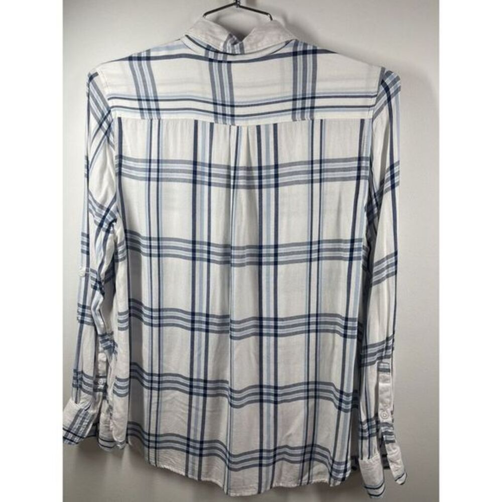 Woolrich Women's‎ Lightweight Plaid Shirt Size Large - Picture 2 of 5